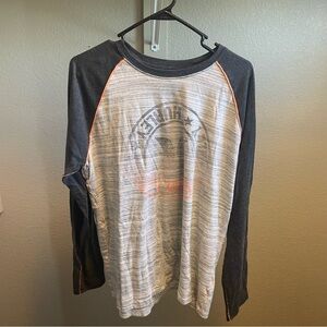 Hurley Gray and Black Long Sleeve Tee